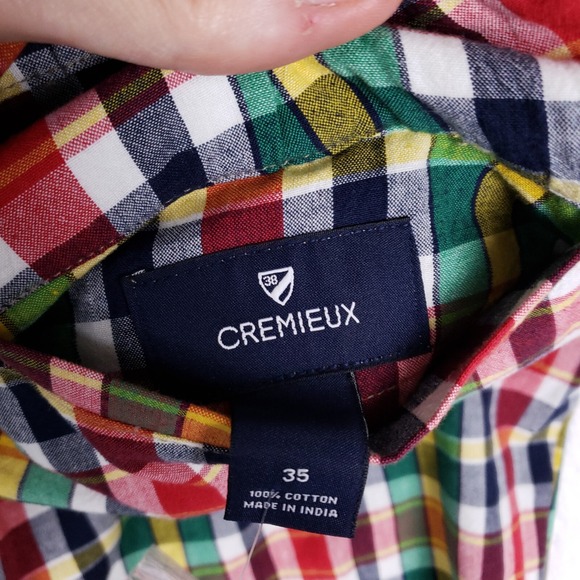 Cremieux Shorts Arnold Reversible Madras Preppy 35 Multicolor Summer Coastal - Picture 8 of 9